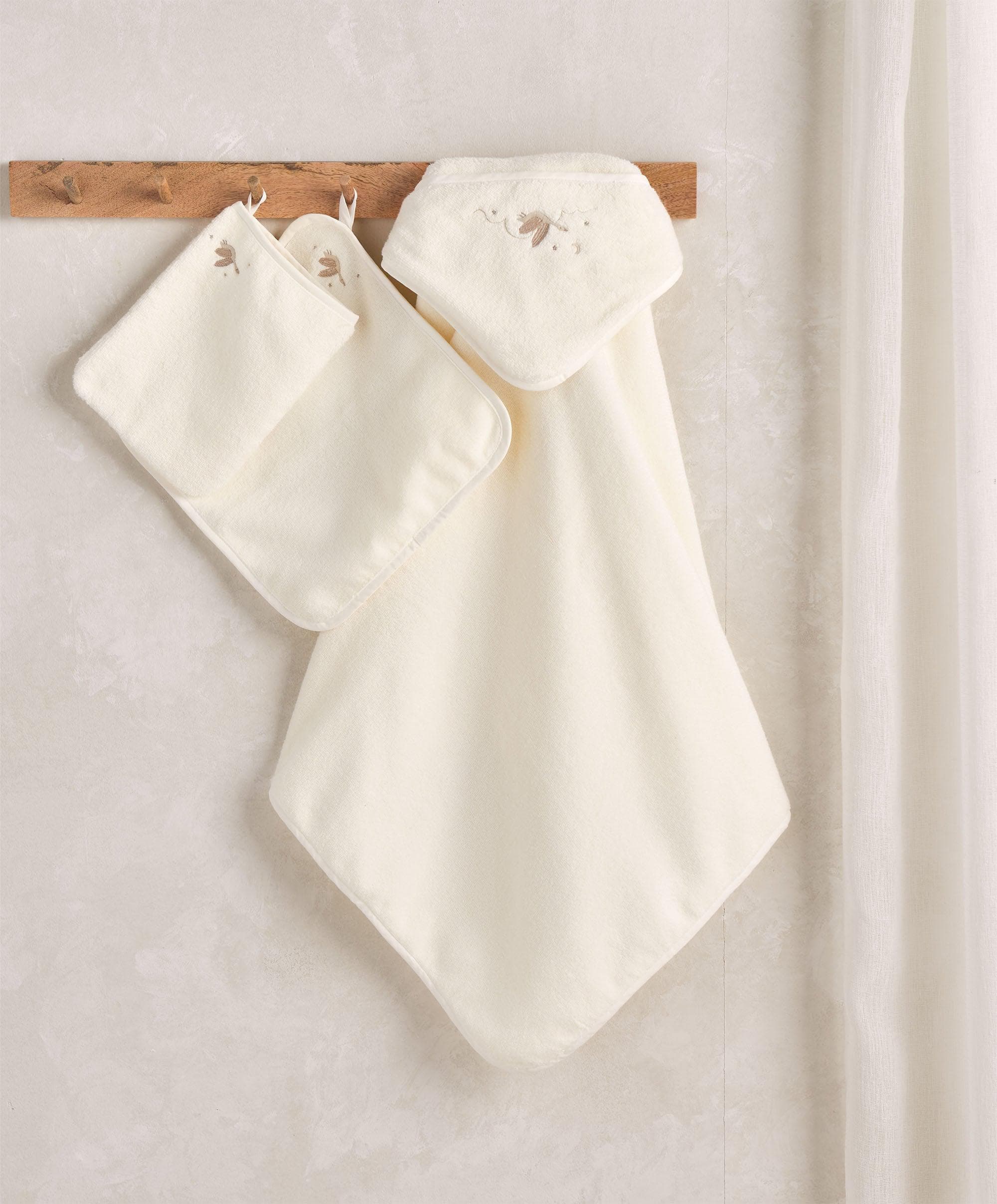 3 Piece Towelling Set, Duckling